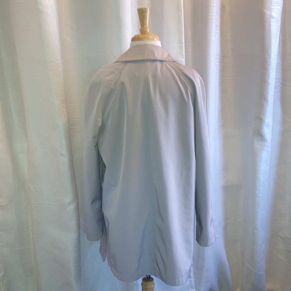 London Fog Lined Womens Trench Coat Jacket Tan Midlength Size M - Picture 3 of 7